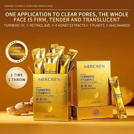 Turmeric Vitamin C Firming Mask (10 Pc Tube)