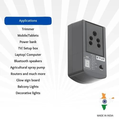 Automatic Cut Off Timer Switch Plug