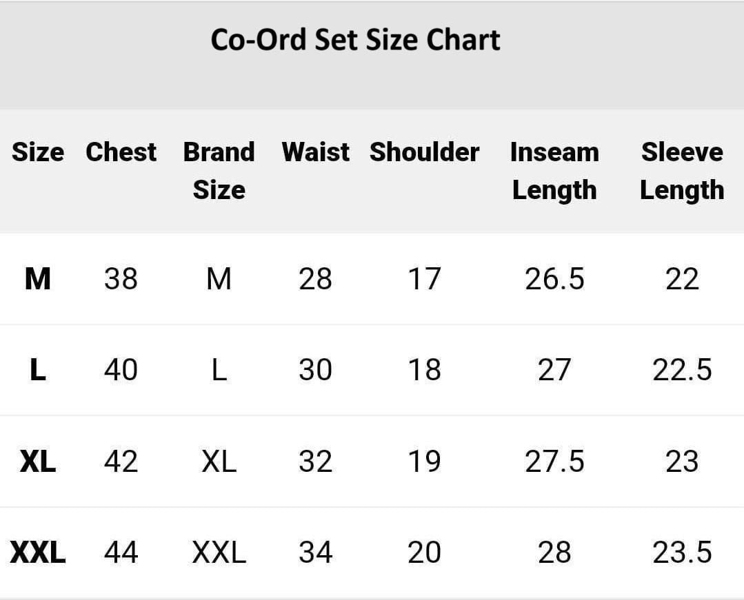 Men's Caudrauy Co-Ord Set Black